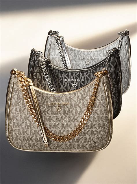 pochette jet set michael kors|Jet Set Charm Small Metallic Leather Pochette .